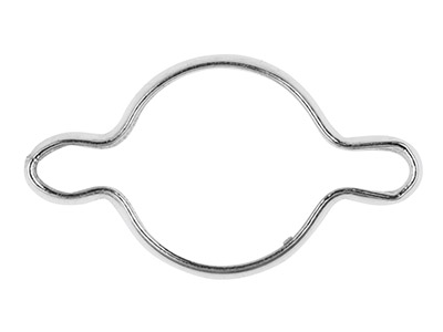 Sterling Silver Round Wraptite 6mm 2 Loops Pack of 5 - Standard Image - 2