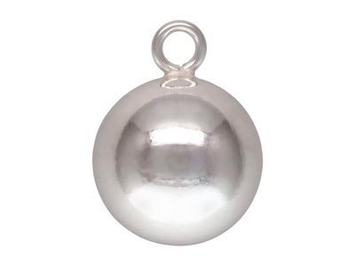 Sterling Silver Ball Drop 8mm