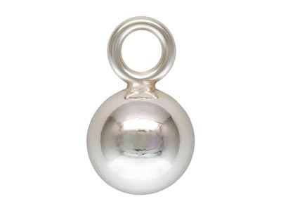 Sterling Silver Ball Drop 4mm