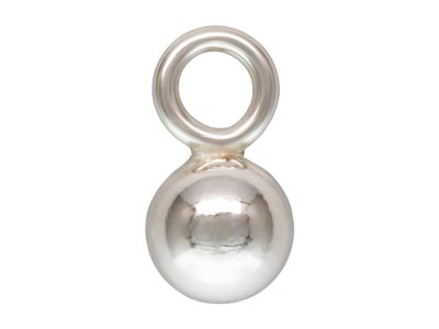 Sterling Silver Ball Drop 3mm