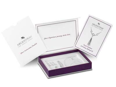 Argentium Silver Tassel Necklace   Kit - Standard Image - 2