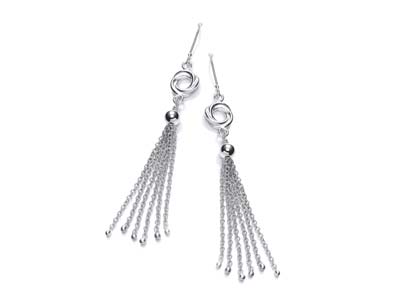 Argentium Silver Tassel Earrings   Kit - Standard Image - 4