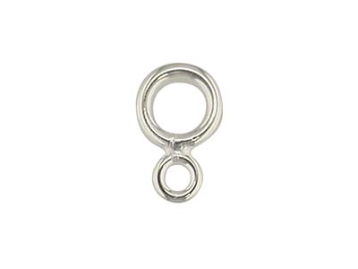 Silver Plated Jump Ring, Round, Heavy, 4.5mm (Pack)