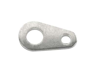 Sterling Silver Hallmark Tag,      Pack of 10, Style Htd 536, 100%    Recycled Silver - Standard Image - 3