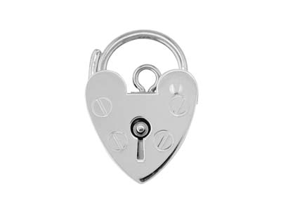 Sterling Silver Padlock Plain 11mm