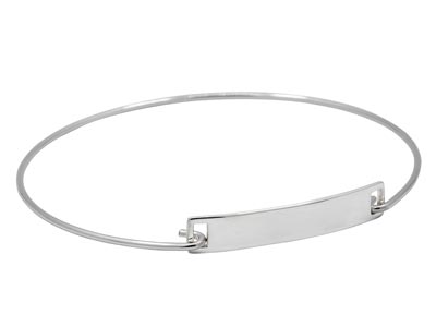 Sterling Silver Interchangeable     Bangle Bracelet Component 7