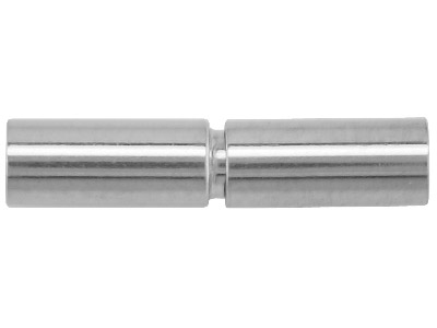 Sterling Silver Bayonet Clasp 5.5mm Od, With A Push And Twist Action - Standard Image - 1