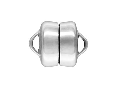 Sterling Silver Magnetic Clasp     Round 5.5mm