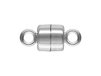 Apex Magnets  Pill Shaped - Magnetic Jewelry Clasps - Silver