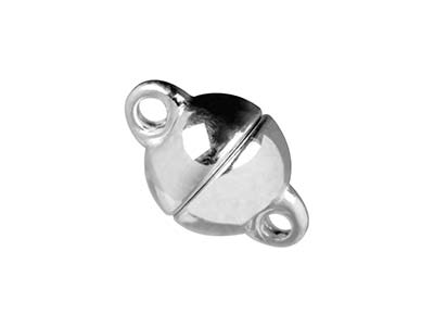 Sterling Silver Langer Magnetic   Clasp 6mm Round Ball