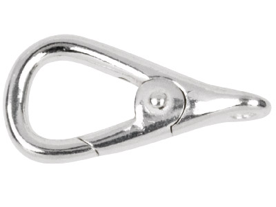 Sterling Silver Lobster Hook Clasp 11x21mm - Standard Image - 1