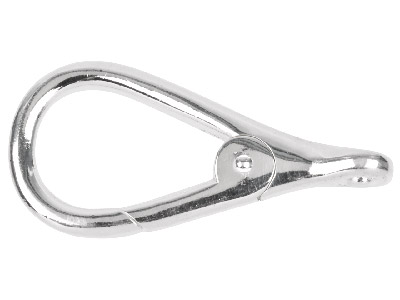 Sterling Silver Lobster Hook       Claspkeyring 48mm X 21mm