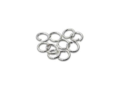 Sterling Silver Open Jump Ring     Light 4mm Pack of 10