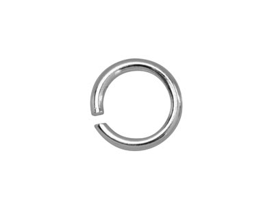 Sterling Silver Open Jump Ring     Light 4mm Pack of 50 - Standard Image - 2