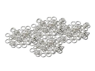 Sterling Silver Open Jump Ring     Light 4mm Pack of 200