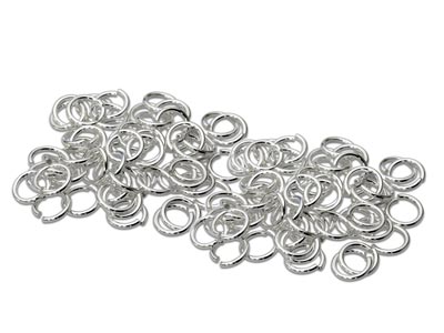 Sterling Silver Open Jump Ring     Light 5mm Pack of 100