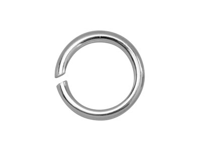 Sterling Silver Open Jump Ring     Light 5mm Pack of 100 - Standard Image - 2