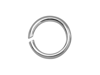 Sterling Silver Open Jump Ring     Light 5mm Pack of 200 - Standard Image - 2