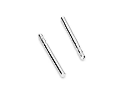 Argentium 960 Silver Ear Pin 11 X  0.8mm Pack of 20 - Standard Image - 1