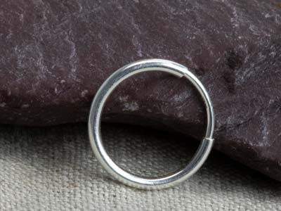 Sterling Silver Endless Hoops 10mm Pack of 2 - Standard Image - 6