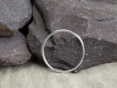 Sterling Silver Endless Hoops 24mm Pack of 2 - Standard Image - 6