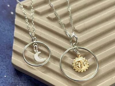 Sterling Silver Drop Hoop With     Closed Jump Ring Inside 20mm       Pack of 2 - Standard Image - 5