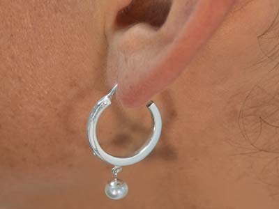 Sterling Silver 18mm Chandelier    Earrings With 1 Drop Pack of 2 - Standard Image - 2