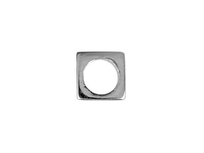 Sterling Silver Cube 5mm           Stamping Blank Pack of 3 - Standard Image - 2