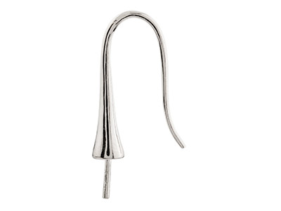 Sterling Silver Hook Wire With     Screw Pack of 2