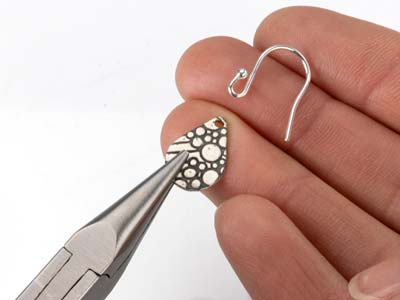 Sterling Silver Earring Hook Wire, Pack of 20, With Bead And Loop - Standard Image - 4