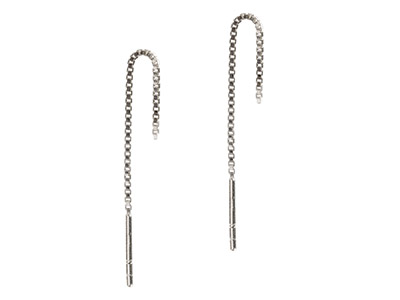 Sterling Silver Ear Thread         Pack of 2