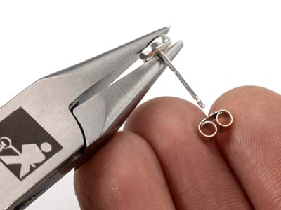 Sterling Silver Earring Back Scroll Medium Pack of 20, 100% Recycled Silver - Standard Image - 4