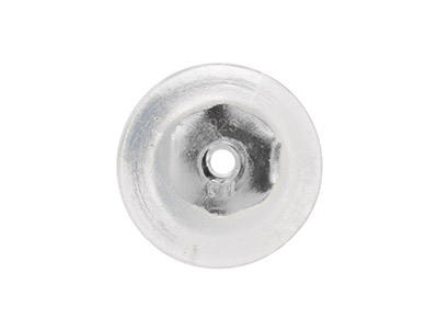 Sterling Silver Silicone Slider    Mushroom Pack of 2 - Standard Image - 2