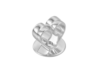 Sterling Silver Heartback Scroll   Small Pack of 6 - Standard Image - 2