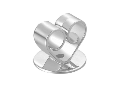 Sterling Silver Heartback Scroll Large Pack of 6 - Standard Image - 2