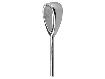 Sterling Silver Bail With Pin cooksongold