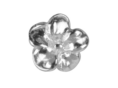 Sterling Silver Head Pin 60mm      Pack of 10 Rose Head - Standard Image - 2