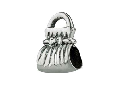 Sterling Silver Handbag Charm Bead - Standard Image - 2