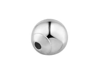 Sterling Silver 1 Hole Ball With   Cup 3mm - Standard Image - 1
