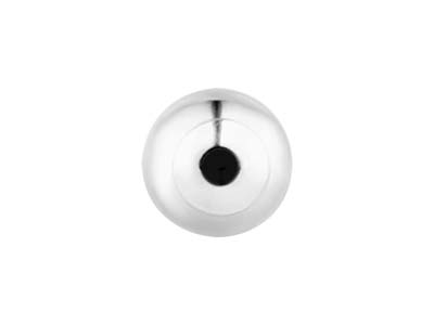 Sterling Silver 1 Hole Ball With   Cup 3mm - Standard Image - 2
