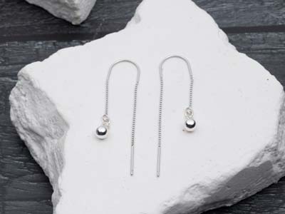 Sterling Silver Light Weight 1 Hole Bead With Cup 6mm Pack of 5 - Standard Image - 5