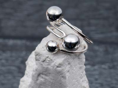 Sterling Silver Light Weight 1 Hole Bead With Cup 6mm Pack of 5 - Standard Image - 8
