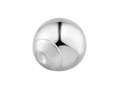 Sterling Silver 1 Hole Ball With   Cup 8mm