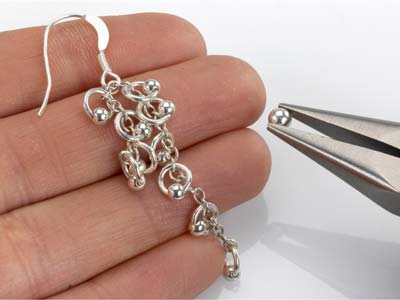 Sterling Silver Plain Round 4.0mm 2 Hole Beads Pack of 20 - Standard Image - 4