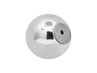 Sterling Silver Silicone Stopper   Round 5mm Bead - Standard Image - 3