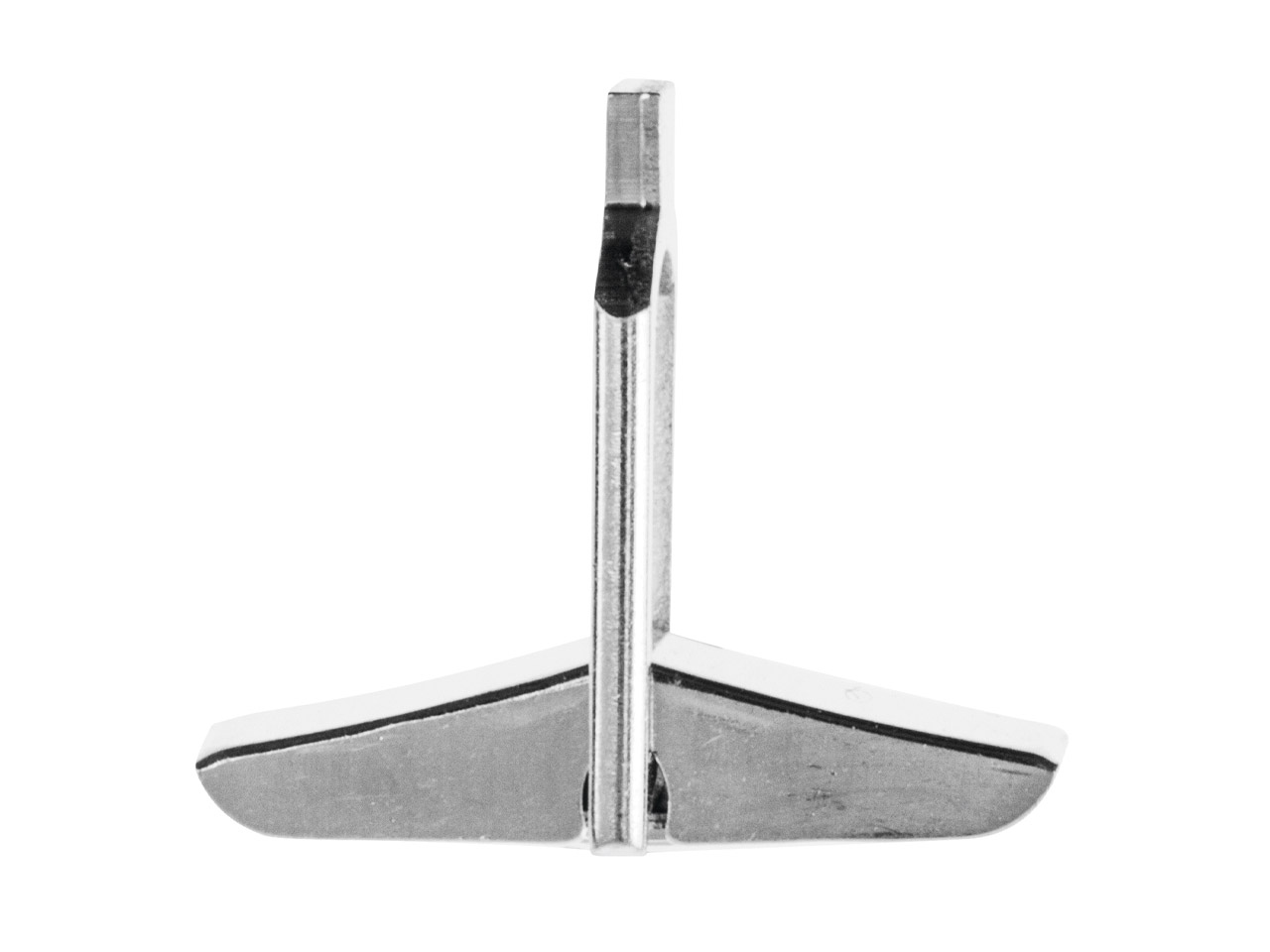 Sterling Silver Triangular Cufflink Swivel, Assembled - Standard Image - 2