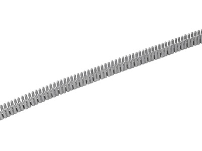 Sterling Silver Setting Strip,     Round 1.7mm X 38 - Standard Image - 2