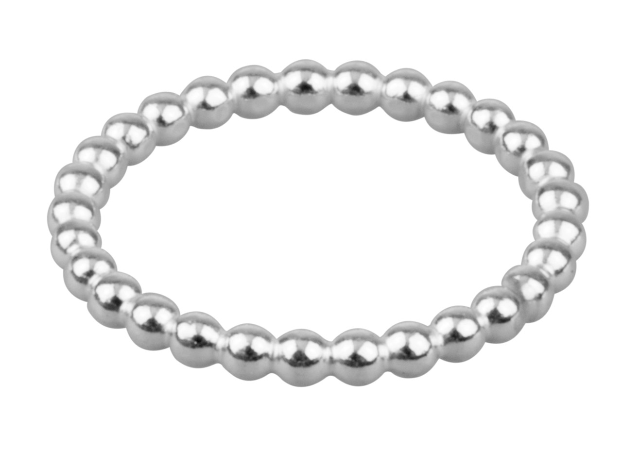 Sterling Silver Beaded Wire 2mm