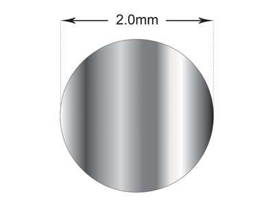 Sterling Silver Sparkle Wire 2.0mm Half Hard - Standard Image - 7