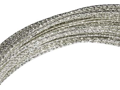Sterling Silver Sparkle Wire 1.2mm Half Hard - Standard Image - 2